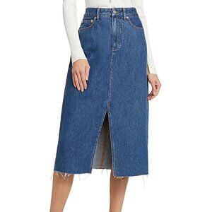 Veronica Beard Victoria Stretch Denim Skirt Sz 8